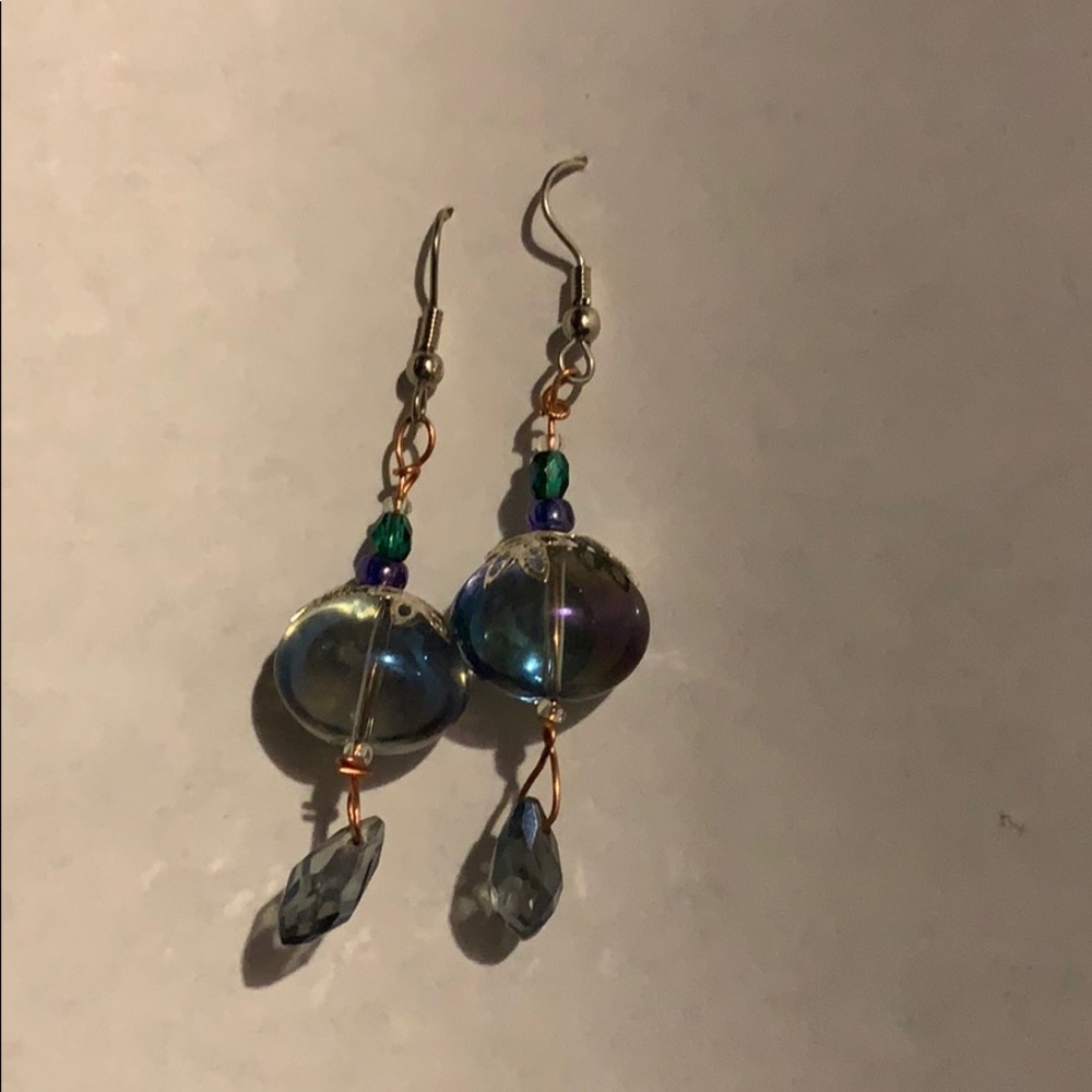 Beautiful handmade crystal earrings